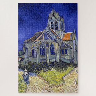 Quebra-cabeça A Igreja em Auvers, Van Gogh