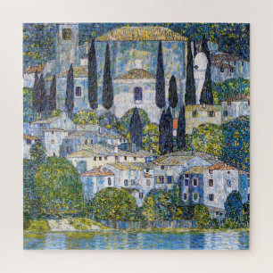 Quebra-cabeça A Igreja em Cassone Gustav Klimt POSTER