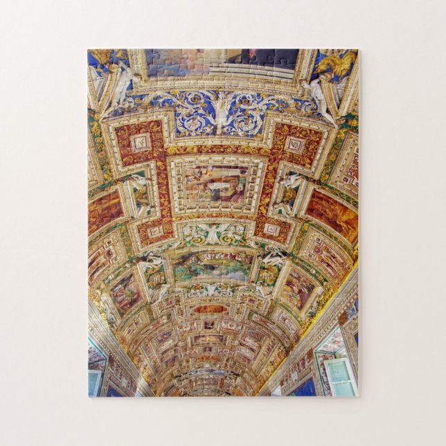 Quebra-cabeça A Itália de Roma Vaticano. (Vertical)