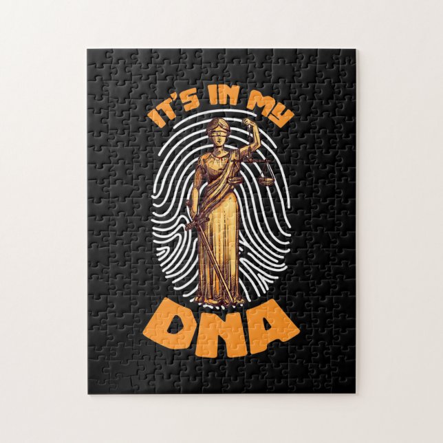 Quebra-cabeça A Lei Está No DNA Do Advogado (Vertical)