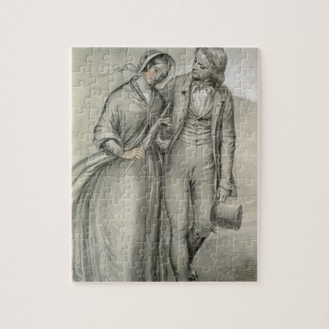 Quebra-cabeça A manhã do casamento - a partida, c.1846 (Vertical)