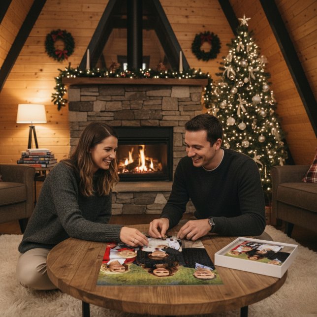 Quebra-cabeça A "Masterícula de memória" | Foto personalizada (The "Memory Masterpiece" | Custom Photo Jigsaw Puzzle)