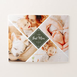 Quebra-cabeça A Melhor Mãe Já Teve Fotos Personalizadas Modern