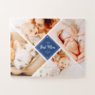 Quebra-cabeça A Melhor Mãe Já Teve Fotos Personalizadas Modern