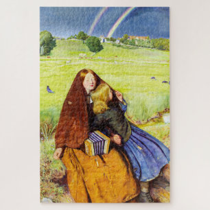 Quebra-cabeça A Menina Cega por John Everett Millais