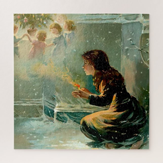 Quebra-cabeça "A Menina dos Fósforos" por E S Hardy (Vertical)