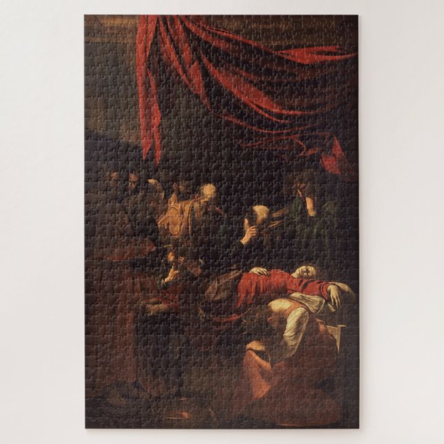 Quebra-cabeça A morte da Virgem (1604-1606) por Caravaggio (Vertical)