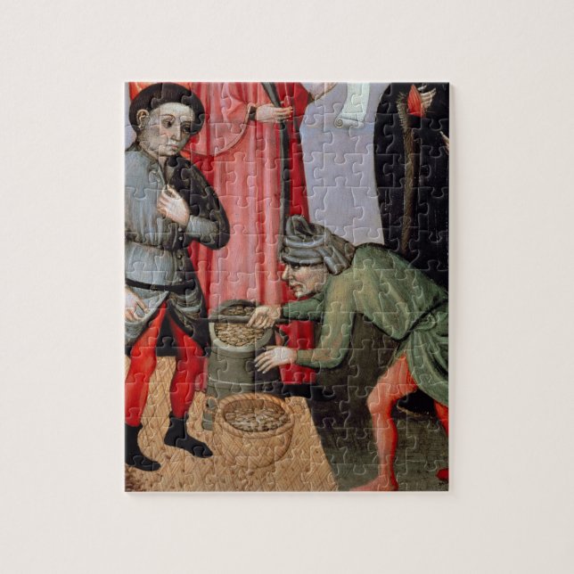 Quebra-cabeça A multiplicação miraculosa da grão, detalhe (Vertical)