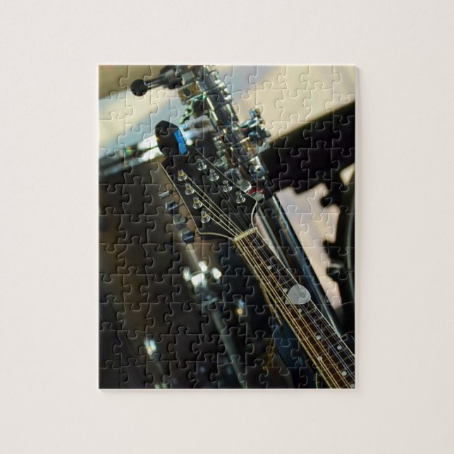 Quebra-cabeça A música dos instrumentos rufa o instrumento (Vertical)