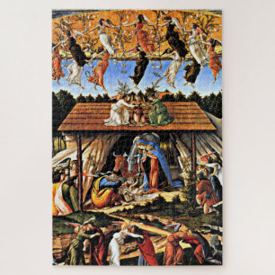 Quebra-cabeça A Natividade Mística, pintura de arte
