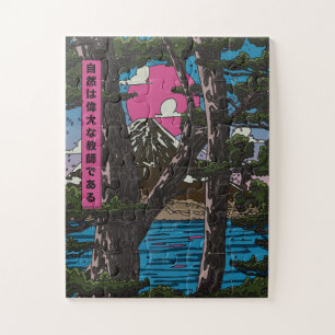 Quebra-cabeça A natureza é professora de excelentes