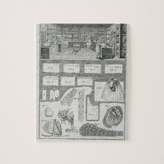 Quebra-cabeça A oficina e o material de um fabricante da (Vertical)