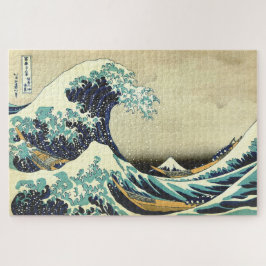 Quebra-cabeça A onda do Excelente de Kanagawa Katsushika Hokusai