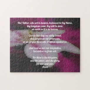 Quebra-cabeça A oração do Senhor Nosso Pai Clematis