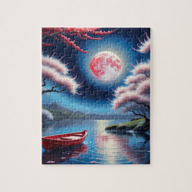 Quebra-cabeça A paisagem mágica de Júpiter é como algo (Vertical)