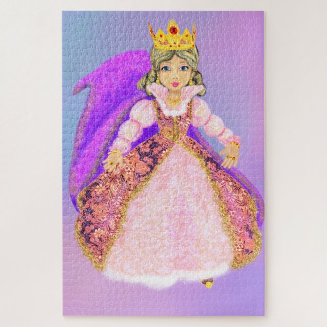 Quebra-cabeça A Pequena Princesa - Conto de Fantasia de Desenho (Vertical)