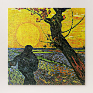 Quebra-cabeça A pintura de Sower, belas artes de Vincent van Gog