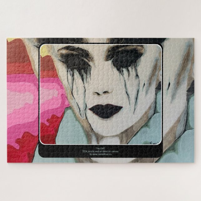 Quebra-cabeça A pintura "The Chill" em um (Horizontal)