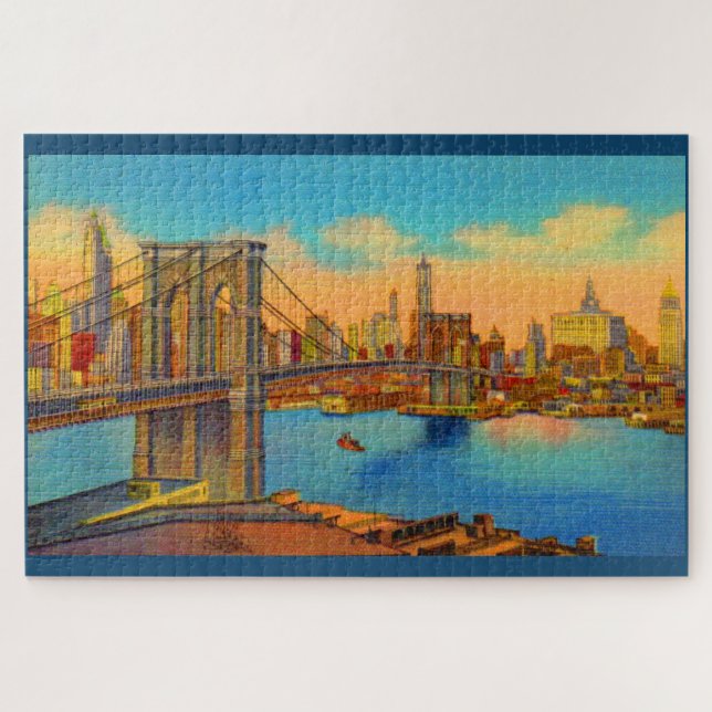 Quebra-cabeça a ponte de Brooklyn (Horizontal)
