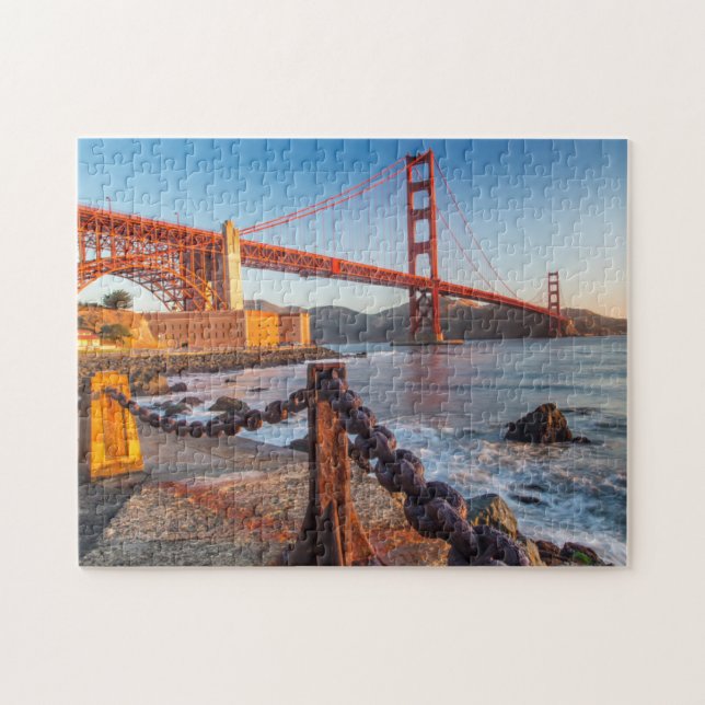 Quebra-cabeça A Ponte Golden Gate a partir de Fort Point (Horizontal)