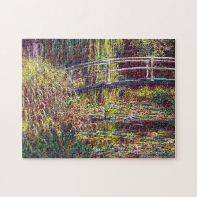 Quebra-cabeça A ponte japonesa Claude Monet legal, velho, mestre (Horizontal)