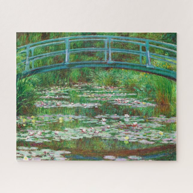 Quebra-cabeça A ponte japonesa por Claude Monet (Horizontal)