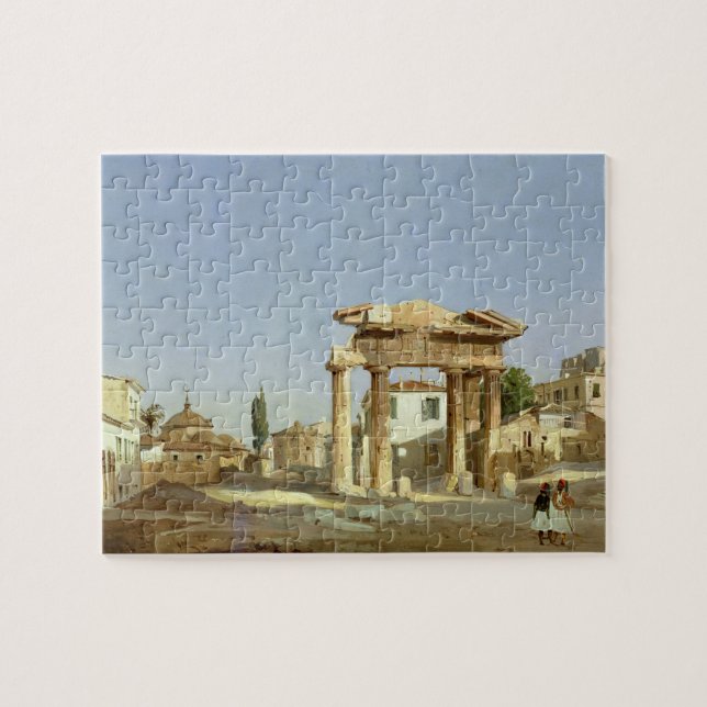 Quebra-cabeça A porta da ágora em Atenas, 1843 (Horizontal)