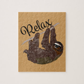 Quebra-cabeça A preguiça diz