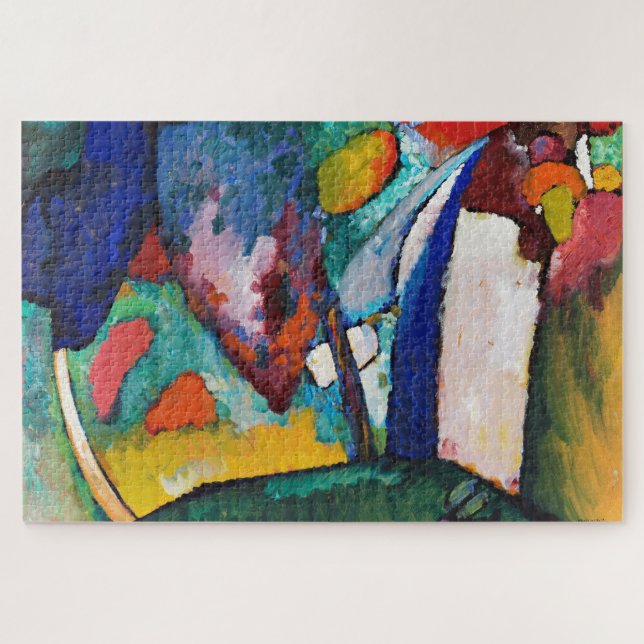 Quebra-cabeça A Quebra d'água, Wassily Kandinsky (Horizontal)
