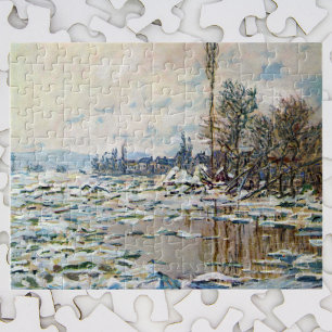 Quebra-cabeça A Quebra do Gelo por Claude Monet