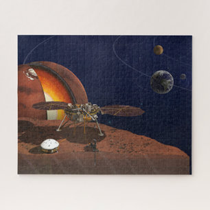 Quebra-cabeça A Representação Do Artista Do Insight Lander.