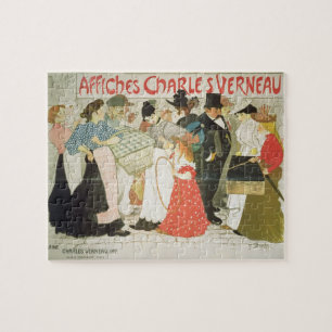 Quebra-cabeça "A rua", poster para a impressora Charles Verne