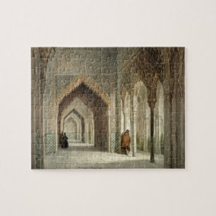 Quebra-cabeça A sala da corte do Alhambra, Granada, 1853