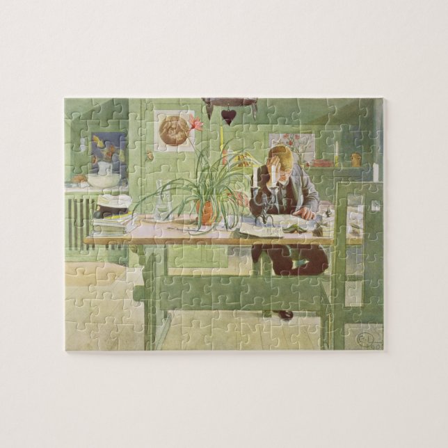 Quebra-cabeça A sala de estudo, bar. em "Lasst Licht Hinin" (Horizontal)