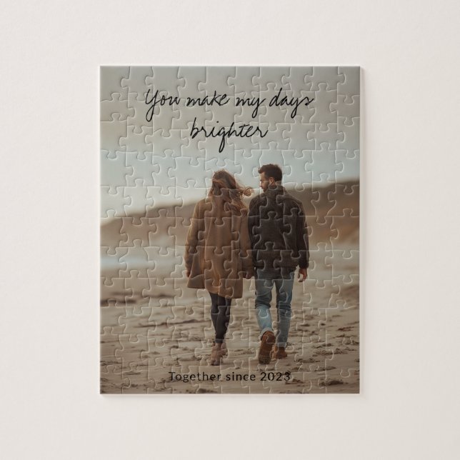 Quebra-cabeça A Secret Message of Love – Personalized Valentine (Vertical)