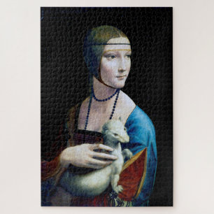 Quebra-cabeça A Senhora com um Ermine, Leonardo da Vinci