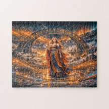 A Senhora do Portal - Puzzle de Fantasia Épica