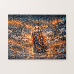 Quebra-cabeça A Senhora do Portal - Puzzle de Fantasia Épica