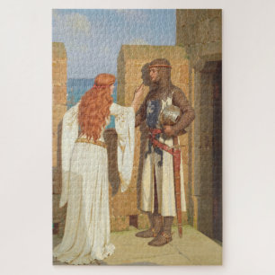 Quebra-cabeça A Sombra do Cavaleiro (por Edmund Blair Leighton)