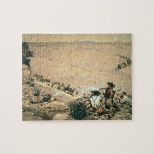 Quebra-cabeça "A sustentação", c.1900 (óleo em canvas)