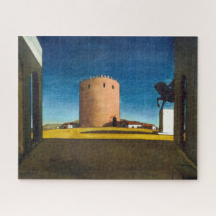 Quebra-cabeça A Torre Vermelha Giorgio de Chirico