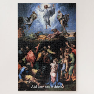 Quebra-cabeça "A Transfiguração" de Jesus Cristo, de Raphael,