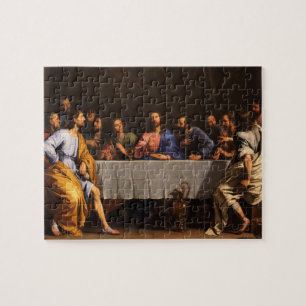 Quebra-cabeça A última ceia de Philippe de Champaigne (1648)