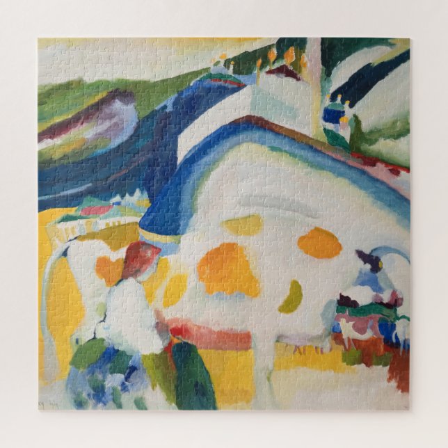 Quebra-cabeça A Vaca | Wassily Kandinsky | (Vertical)