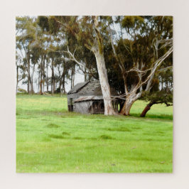 Quebra-cabeça A Velha barraca De Madeira