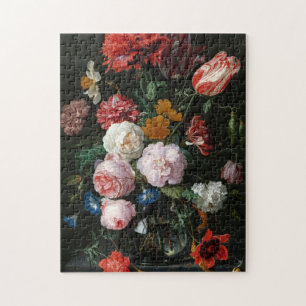 Quebra-cabeça A vida com flores   Jan Davidsz de Heem