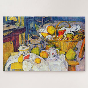 Quebra-cabeça A vida com Fruta, Paul Cezanne