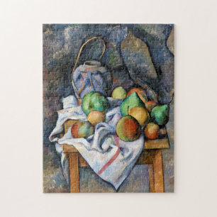 Quebra-cabeça A vida com Frutas, Paul Cezanne