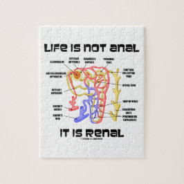 Quebra-cabeça A vida não é anal ele é renal (rim Nephron)