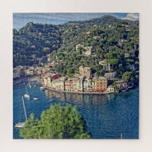 Quebra-cabeça A View to Portofino, Itália - 20x20 - 676 pcs.